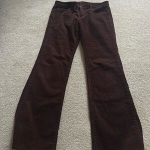 Uniqlo corduroy bootcut straight jeans 6